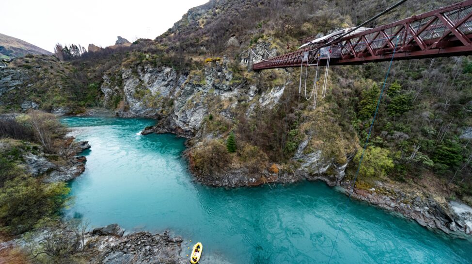 Bungy jumping in New Zealand