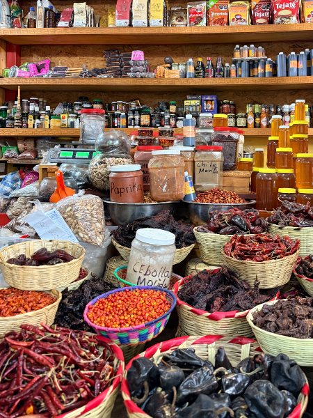 Oaxaca market stall